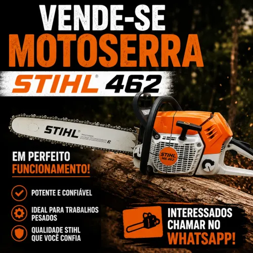 Vende-se motosserra em perfeito estado 