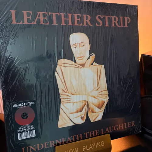 Leæther Strip Underneath the Laughter NOVO IMPORTADO disco de vinil