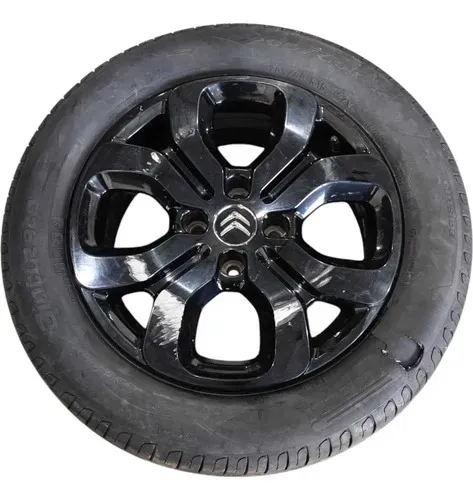 Roda Aro 16 C/pneu Citroen C4 Cactus 2020 2021/2023 Detalhe Cinza