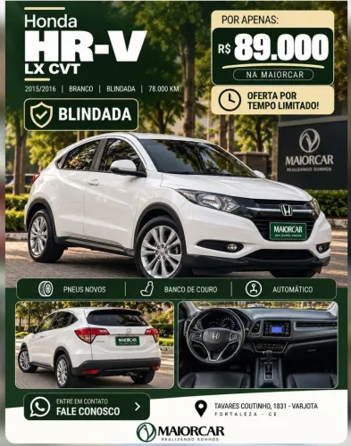 Honda HR-V LX 1.8 Flexone 16V 5P Aut. 2016