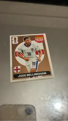 Figurinha Jude Bellingham Extra Sticker 2026