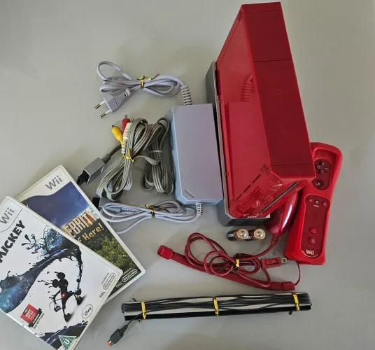 ? NINTENDO WII VERMELHO ? EDIÇÃO ESPECIAL ?