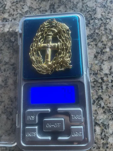 Lindo cordão e pulseira de ouro 18k