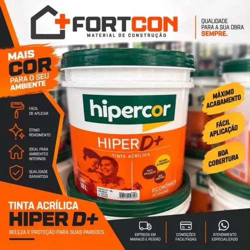 Tinta para parede fosca diversas 15L