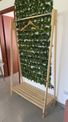 Cabideiro/Arara reforçado pinus