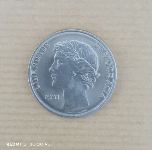 Moeda portuguesa 25 escudos 1980