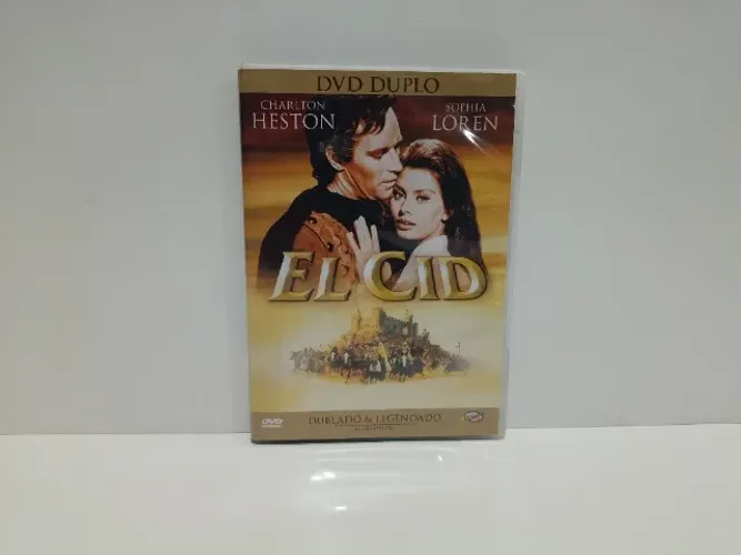 DVD El Cid Filme Duplo - Charlton Heston Legendado Dublado