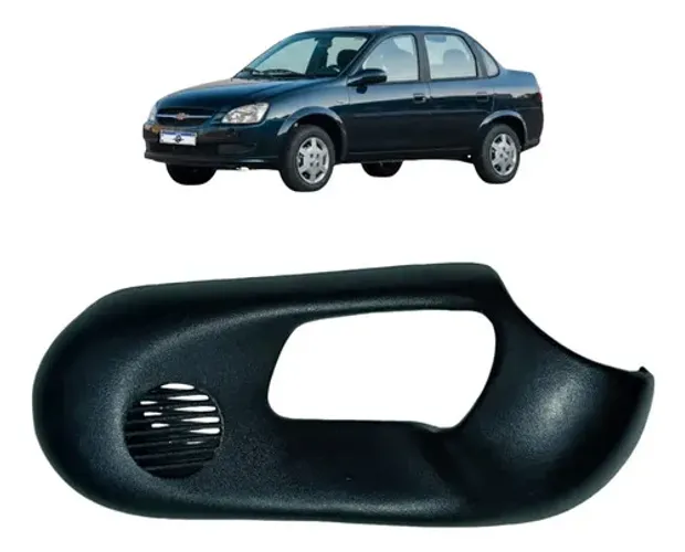 Moldura Maçaneta Interna Diant Esq Corsa Classic 2014 Uzad0 Original Dianteira