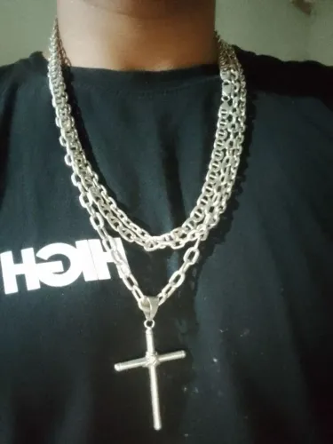 3 Cordão de prata original
