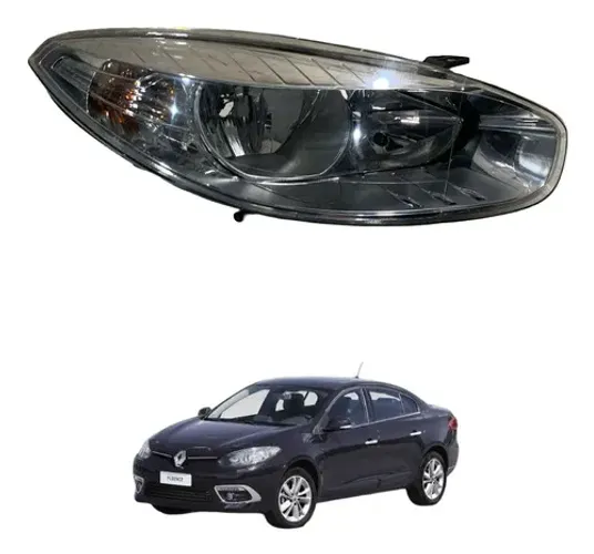 Farol Direito Foco Duplo Renault Fluence 2011 2012  A 2018 Direito/passageiro