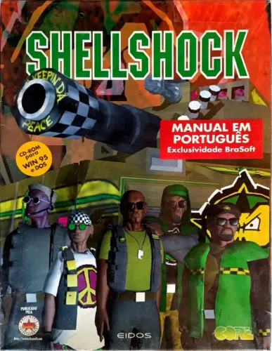 cd de jogo shell shock manual português lacrado 135cx