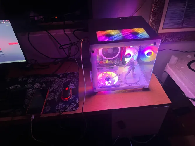 PC Gamer Ryzen Am4 DDR4 completo estilo aquário 