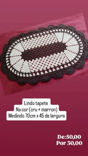 Peças em crochê