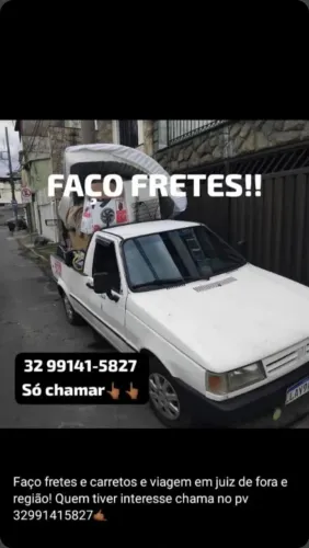 Faço fretes e carretos viagens e transporte, em juiz de fora e região, * 