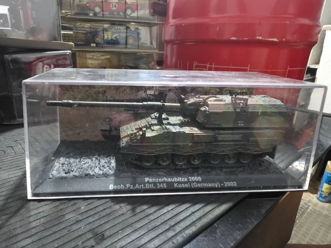 Miniatura 1:43 tanque guerra kusel germany 2002 novo