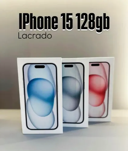 iPhone 15 128GB Lacrados 1 Ano de Garantia!