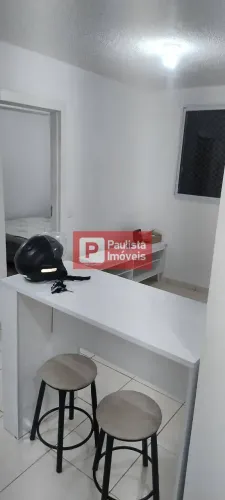 Apartamento Novo Semi Mobiliado, para locação, 39m2, 02 Dormitórios , SEM VAGA DE GARAGEM