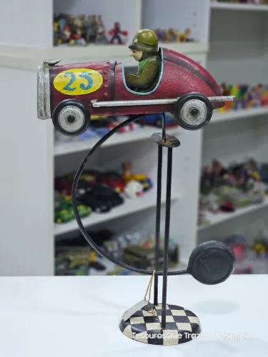 Carrinho Brinquedo de Equilíbrio Vintage Sky Hook Pêndulo Road Racer - 1940 em Ferro