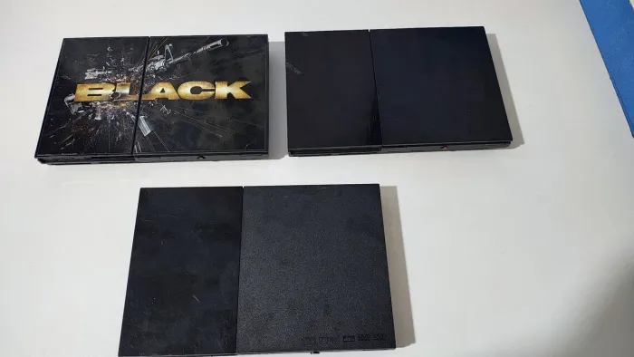 Lote com 3 Playstation 2 PS2 Slim para manutenção ou aproveito de peças