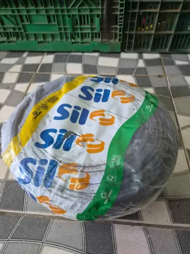Fio 16mm Rolo com 100 Metros SIL na cor PRETA LACRADO