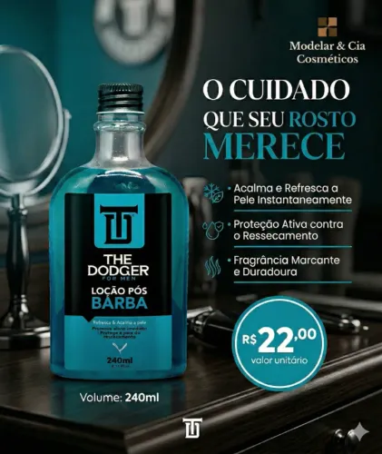 LOÇÃO PÓS BARBA 240ml - THE DODGER