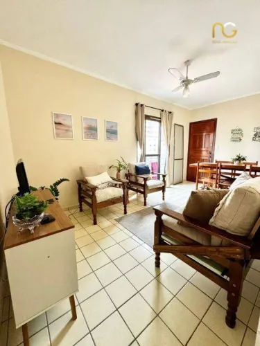 Apartamento com 2 dormitórios à venda, 72 m² por R$ 378.000,00 - Aviação - Praia Grande/SP