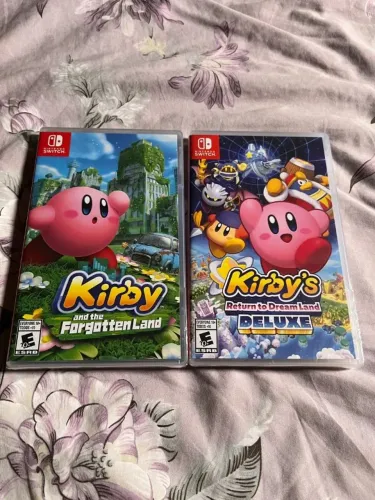 Kit Jogos Kirby Return Dream Land e Kirby Forgotten Land lacrados