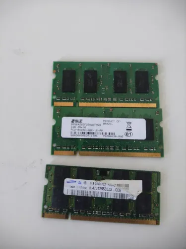 Memória DDR2 1 GB de notebook