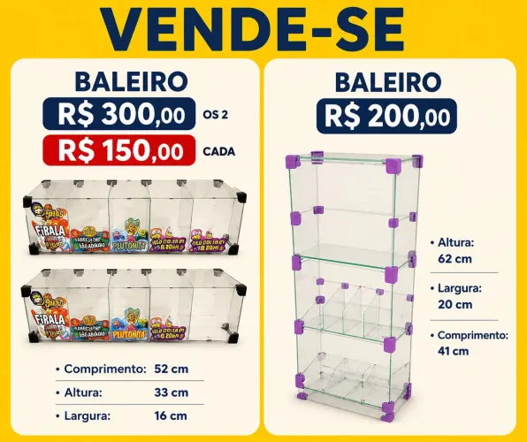 Vendo itens para mercearia 
