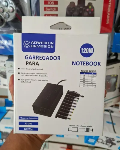 Carregador de notebook universal - entrega em são Luís e região