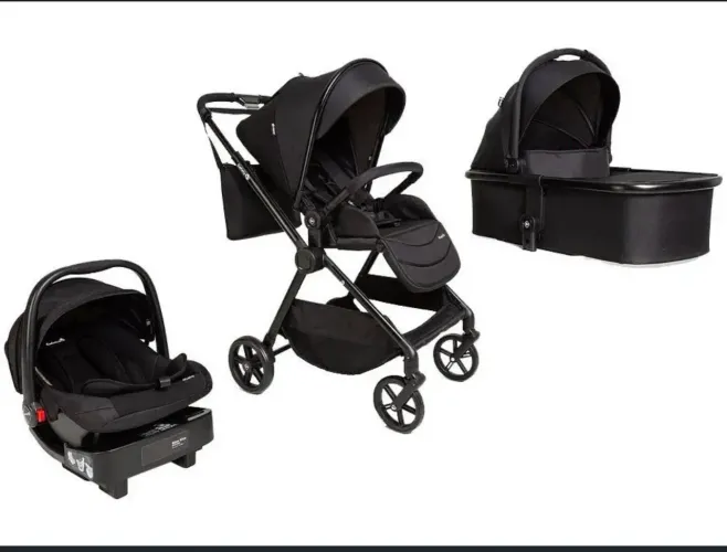 Carrinho de Bebê com Moisés e Bebê Conforto 5 em 1 Safety 1st