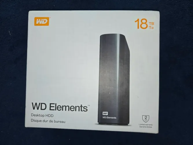 HD Externo WD Elements 18 TB