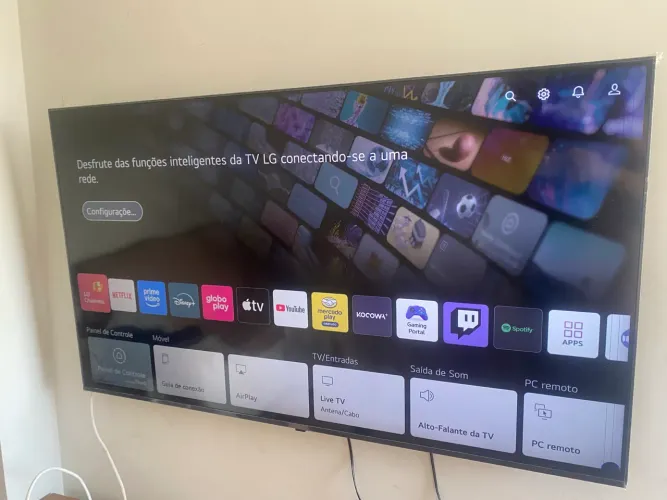55 polegadas Smartv LG 4k Bhuetooth 10 meses garantia NF