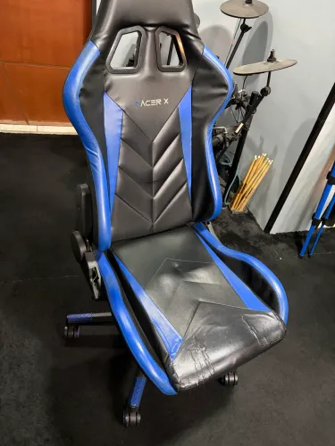 Cadeira gamer Racer X azul