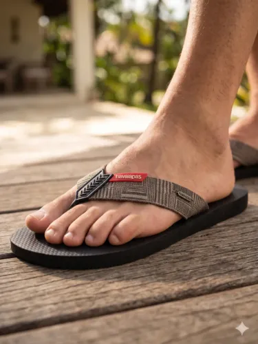 Chinelo Havaianas Urban Way Original - Tiras de Tecido (Tamanho 41/42)