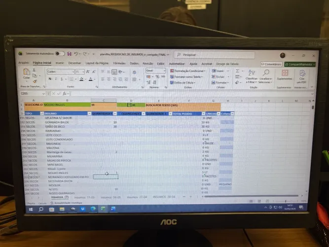 Tela monitor aoc 