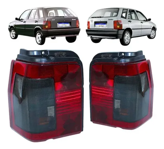 Lanterna Fiat Tipo 1993 1994 1995 1996 1997 Fumê Novo Par Ambos Lados Fumê