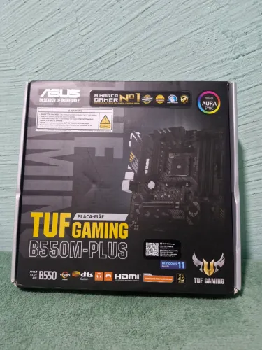 Placa-Mãe ASUS TUF Gaming B550M-Plus (Socket AM4)