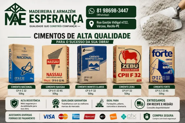 Cimento 50kg