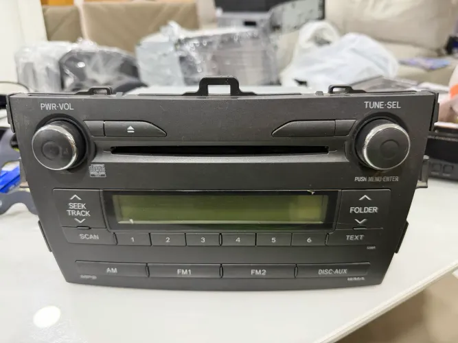 Aparelho de som original corolla 2009 a 2014