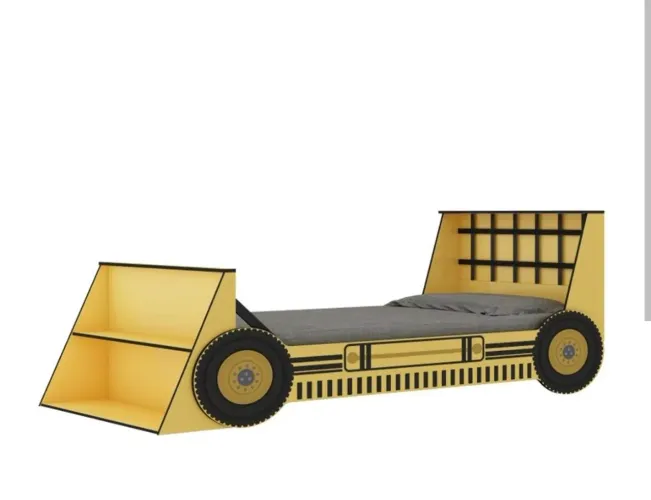 Cama infantil trator menino 