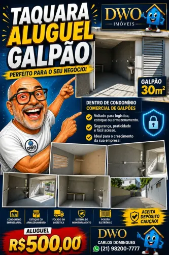 Aluguel Galpao taquara
