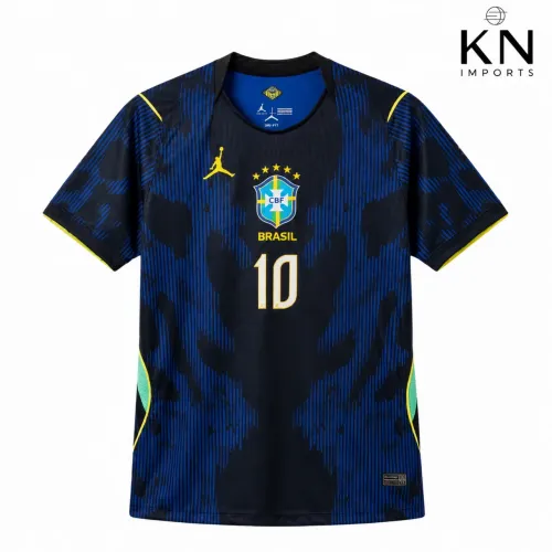 Camisa do Brasil Azul Uniforme 2 Importada Premium