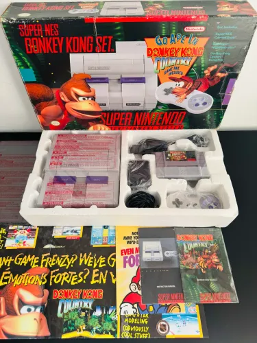 Super Nintendo Donkey Kong Set