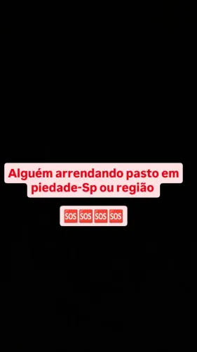 Procuro arrendamento em Piedade-sp ou região 