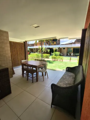 Apartamento térreo frente mar na praia da espera