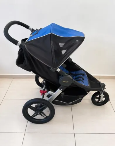 Carrinho de Bebê Graco 3 Rodas Off-Road / Caminhada (Higienizado)