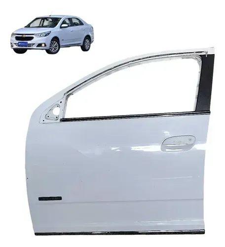 Porta Gm Cobalt 2013 A 2021 Dianteira Esquerda Dianteira Esquerda Branco