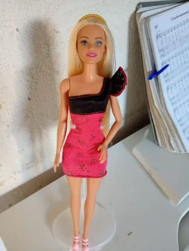 Barbie linda loira cabelão, original Mattel