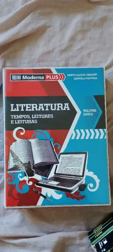 Literatura- volume único -Editora Moderna 7 livros 